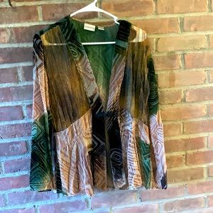 Chicos Gently Worn Jacket; Size 1